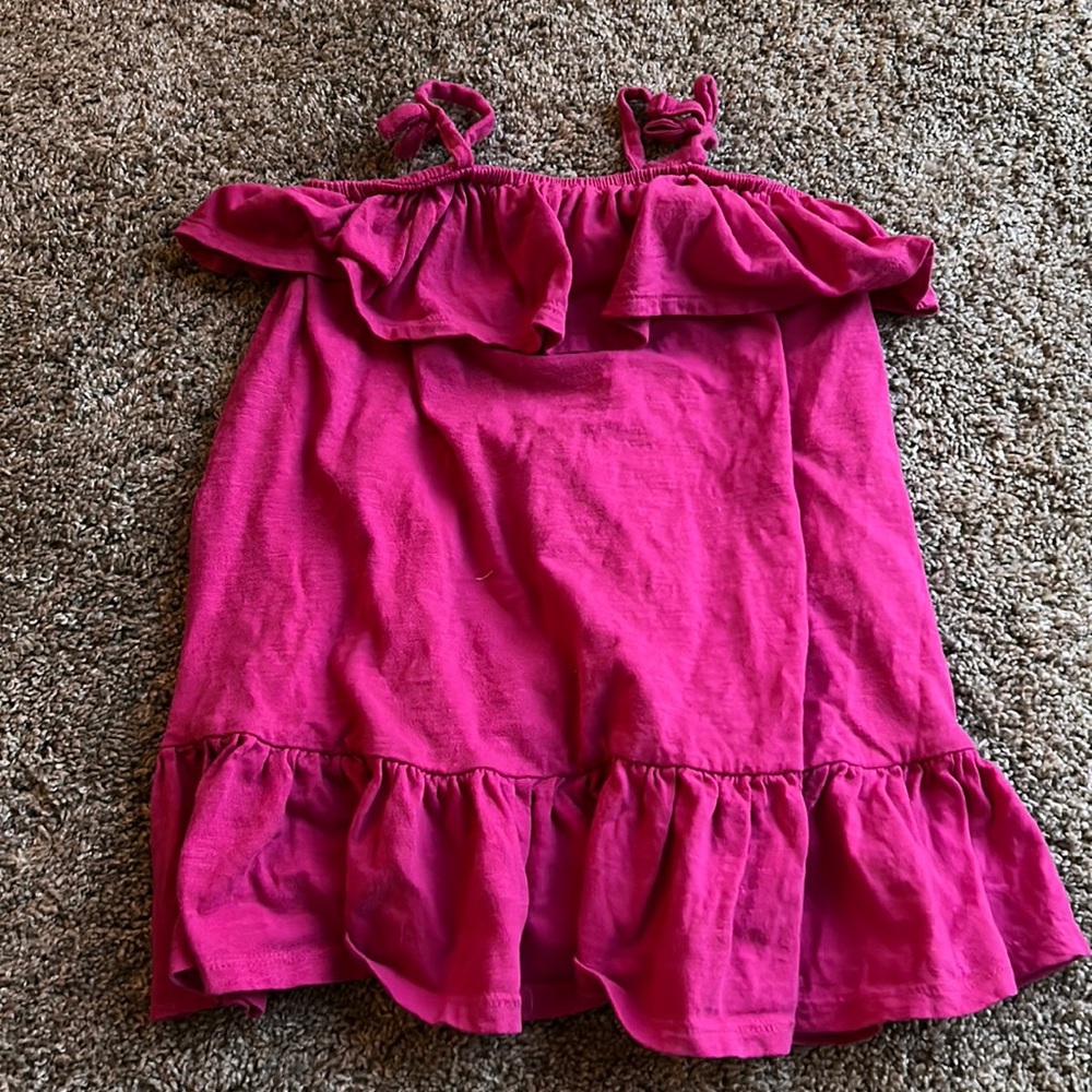 Toddler girl hot pink dress/cover up 2T